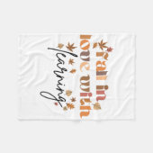 Fall Lehrer in Liebe mit LehrerIn Fleecedecke (Vorderseite (Horizontal))