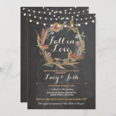 Fall Liebe Herbst Verlobung Blumenladen Einladung (Vorne/Hinten)