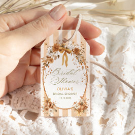 Fall Liebe Pumpkin Brautparty Danke Geschenkanhänger