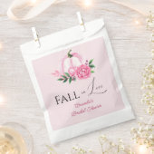 Fall Liebe Rosa Kürbis Rustikales Brautparty Geschenktütchen (Ausgeschnitten)