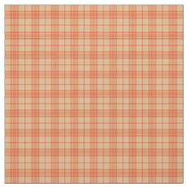 Fall Light Orange Tartan Muster Fabric Stoff