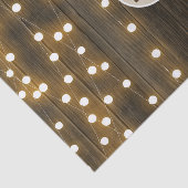 Fall Lights & Pumpkins Monogram Letter Initial Seidenpapier (Ausschnitt)