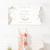Fall Li'l Pumpkin Baby Dusche Banner (Insitu)