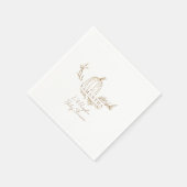 Fall Li'l Pumpkin Baby Dusche Serviette (Ecke)