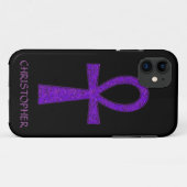 Fall lila Ankh iPhone 5 Case-Mate iPhone Hülle (Rückseite (Horizontal))