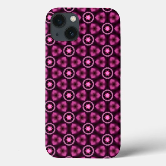Fall lila Berry Geometric Case-Mate iPhone Hülle (Rückseite)