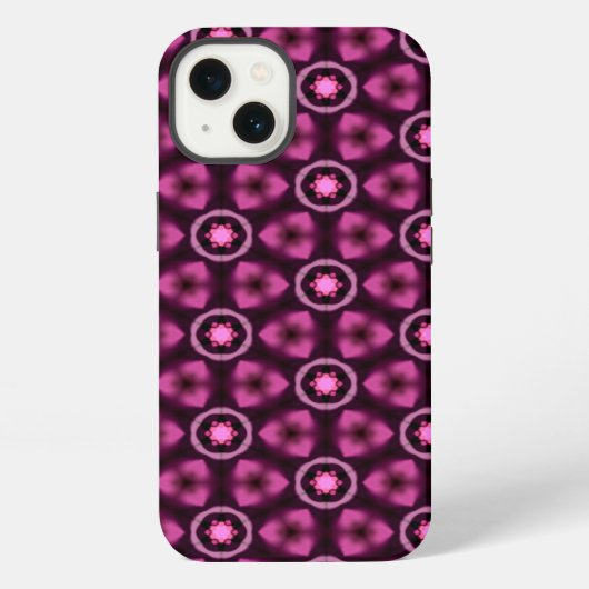 Fall lila Berry Geometric iPhone Hülle (Rückseite)