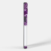 Fall lila Damask iPhone 4 Case-Mate iPhone Hülle (Rückseite / Rechts)