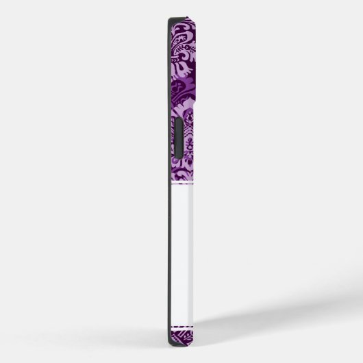 Fall lila Damask iPhone 4 Case-Mate iPhone Hülle (Rückseite / Rechts)