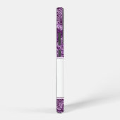 Fall lila Damask iPhone 4 Samsung Galaxy Hülle (Rechte Seite)