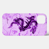 Fall lila Dragon Custom iPhone 7 Case-Mate iPhone Hülle (Rückseite (Horizontal))