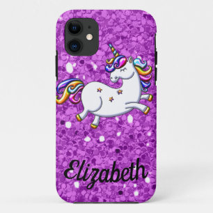 Fall lila Glitzer Unicorn Fall Mate iPhone 5 Case-Mate iPhone Hülle