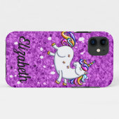 Fall lila Glitzer Unicorn Fall Mate iPhone 5 Case-Mate iPhone Hülle (Rückseite (Horizontal))