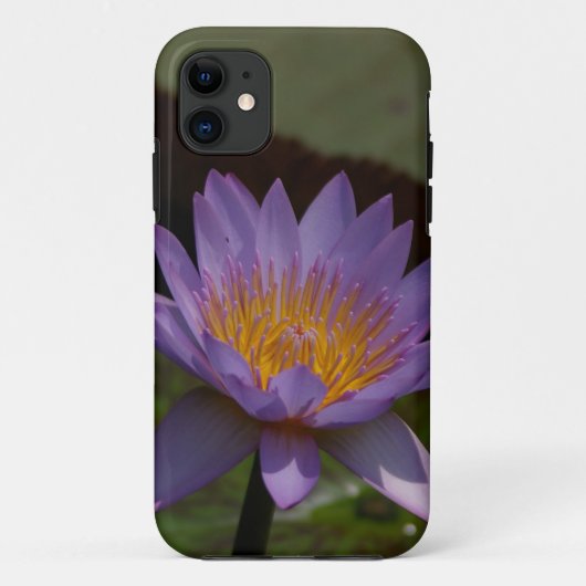 Fall lila Lotus Wasserlilie Case-Mate iPhone Hülle (Rückseite)