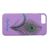 Fall lila Peacock iPhone 7 Case-Mate iPhone Hülle (Rückseite (Horizontal))