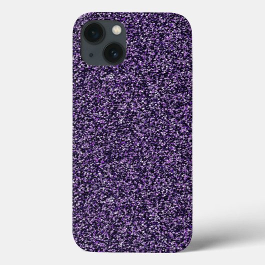 Fall lila Sparkle Case-Mate iPhone Hülle (Rückseite)
