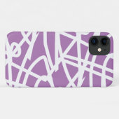 Fall lila White Abstrakt Art iPhone 11 Case-Mate iPhone Hülle (Rückseite (Horizontal))
