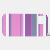 Fall Lilac Stripes Case-Mate iPhone Hülle (Rückseite (Horizontal))