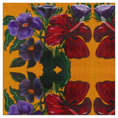 Fall Lily Swirl Fabric Stoff (Nahaufnahme)