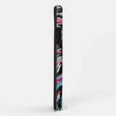Fall Lion Head iPhone 11 | Blaurosa Lion Case-Mate iPhone Hülle (Hinten/Rechts)
