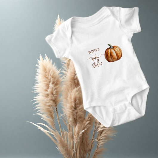 Fall Little Pumpkin Baby Dusche Baby Strampler