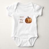 Fall Little Pumpkin Baby Dusche Baby Strampler (Vorderseite)