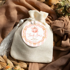 Fall Little Pumpkin Baby Dusche Danke Geschenkanhänger