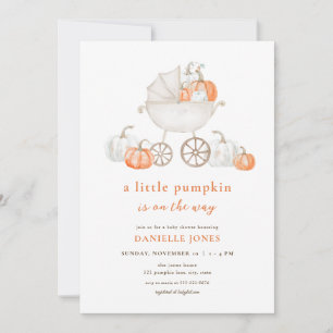 Fall Little Pumpkin Baby Dusche Einladung