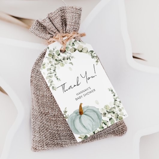 Fall Little Pumpkin Baby Dusche Gefallen Vielen Da Geschenkanhänger