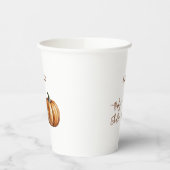 Fall Little Pumpkin Baby Dusche Pappbecher (Links)