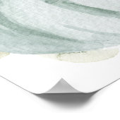 Fall Little Pumpkin Blue Baby Dusche Willkommen Poster (Ecke)