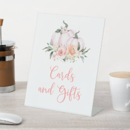 Fall Little Pumpkin Cards und Geschenke Pedestzeic Sockelschild