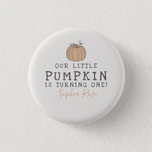 Fall Little Pumpkin Geburtstagsfavorit Button