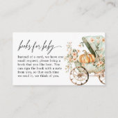 Fall Little Pumpkin Shower Books for Baby Begleitkarte (Vorderseite)