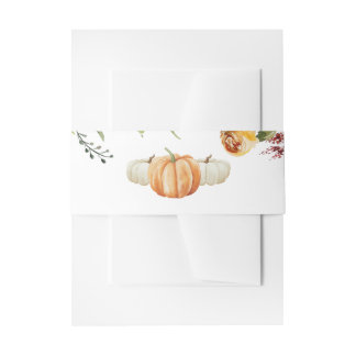Fall Little Pumpkin UAWG Response Card Einladungsbanderole