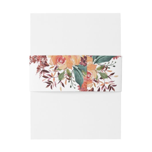 Fall Little Pumpkin UAWG Response Card Einladungsbanderole (Rückseitenbeispiel)