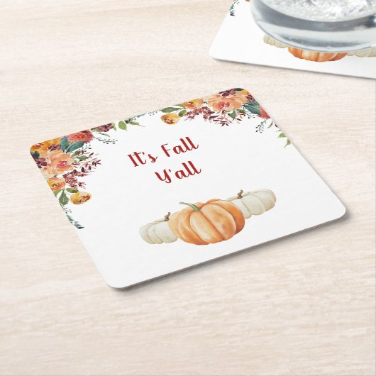 Fall Little Pumpkin UAWG Response Card Rechteckiger Pappuntersetzer (angewinkelt)
