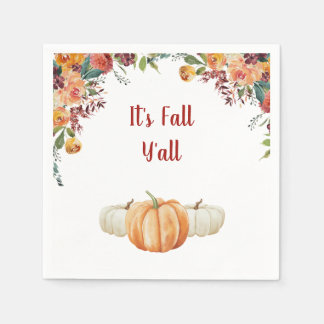 Fall Little Pumpkin UAWG Response Card Serviette
