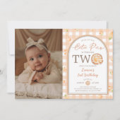 Fall Little Süsse Pie ist das zweite Foto zum Gebu Einladung (Vorderseite)