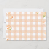 Fall Little Süsse Pie ist das zweite Foto zum Gebu Einladung (Rückseite)