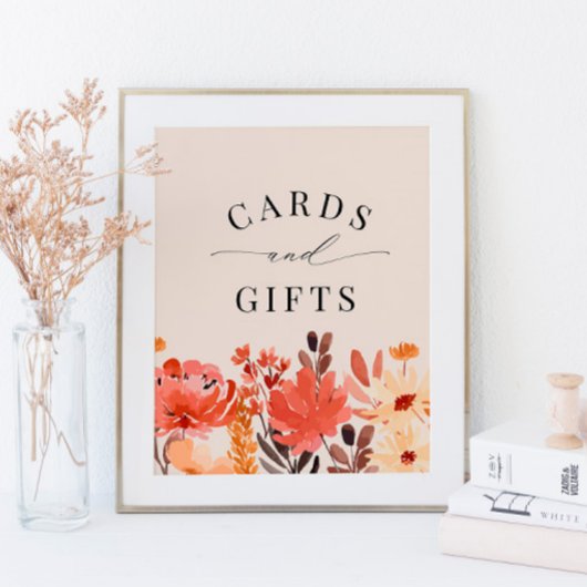 Fall Little Wildblume Cards & Gifts Zeichen Poster