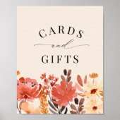 Fall Little Wildblume Cards & Gifts Zeichen Poster (Vorne)