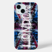 Fall London Graffiti Scratch iPhone Case-Mate iPhone Hülle (Rückseite)