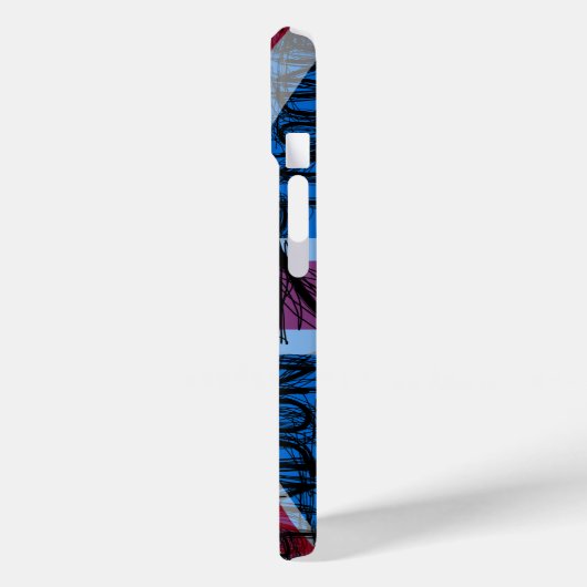 Fall London Graffiti Scratch iPhone Case-Mate iPhone Hülle (Rückseite / Links)