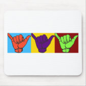 Fall loser ASL-Entwurf Mousepad (Vorne)