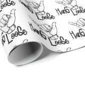 Fall-loses Handzeichen Geschenkpapier (Rolleneckpunkt)