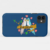 Fall Lovebirds iPhone Case-Mate iPhone Hülle (Rückseite (Horizontal))