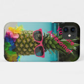 Fall "lustige Ananas " Case-Mate iPhone Hülle (Rückseite (Horizontal))