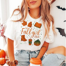 Fall Mädchen Ära Shirt, Herbst Mädchen Shirt Gesch