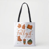 Fall Mädchen Ära Tote, Herbst Mädchen Shirt Gesche Tasche (Vorderseite)